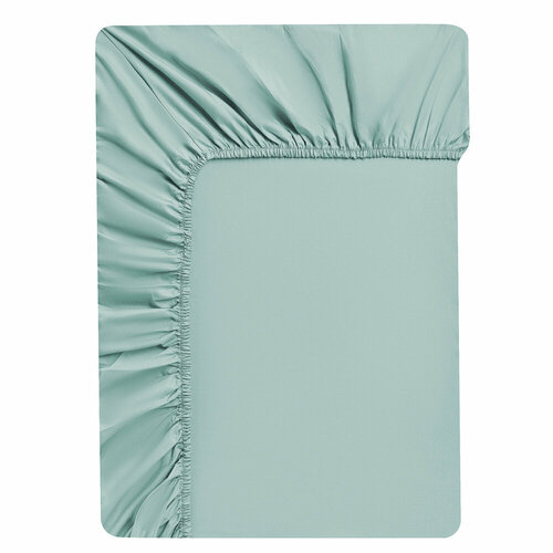 BY COLLECTION Простыня на резинке 200х200х25см 100 хлопок голубой 4801₽