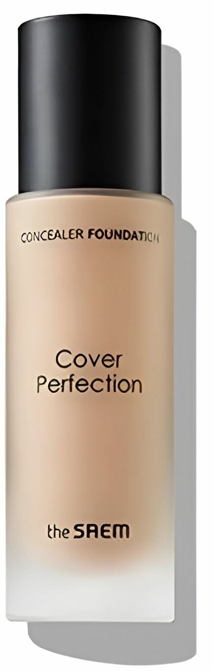 The Saem Крем-консилер для лица тональный Cover Perfection Concealer Foundation, тон 2.0 Rich Beige, 38 гр