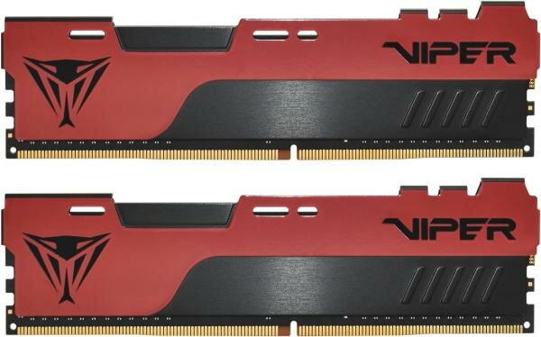 Оперативная память для компьютера 32Gb (2x16Gb) PC4-32000 4000MHz DDR4 DIMM CL20 Patriot Viper Elite II PVE2432G400C0K