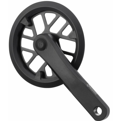 Система Prowheel A10BPP Junior, 36T,165 мм, 1-ск, цв. черный система шатунов велосипедная prowheel al 6061 t6 chainline 50 под квадрат черный ts cu02 175mm 44 32 22