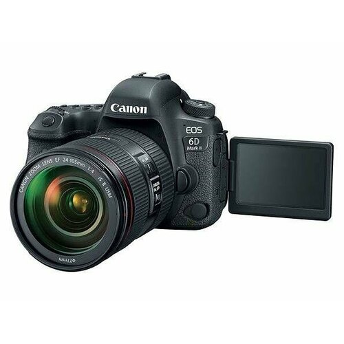 Фотоаппарат Canon EOS 6D Mark II Kit EF 24-105mm f4L IS II USM чёрный 22999000₽