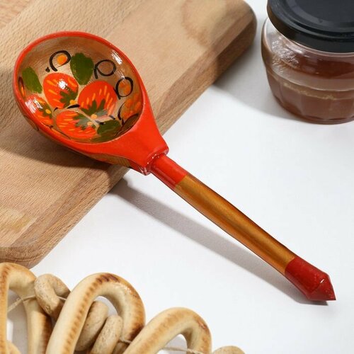 Ложка деревянная Хохлома полубаская хохлома микс 640₽