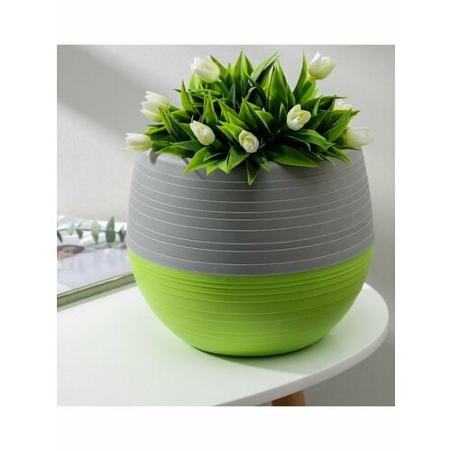 Горшки для цветов авиор зеленый 705₽