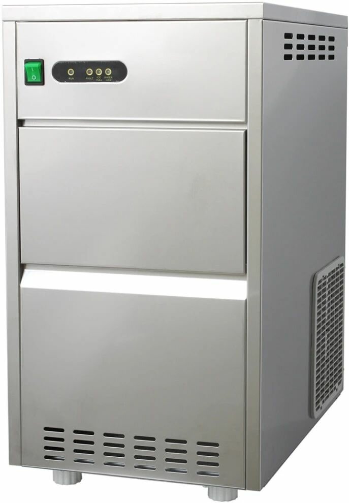 Льдогенератор VIATTO VA-IMS-20, серебристый, нержавеющая сталь, 33x47x56 см