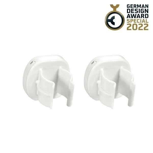 Зажим ручки для швабры Tescoma ProfiMATE, 2 шт, пластик, белые