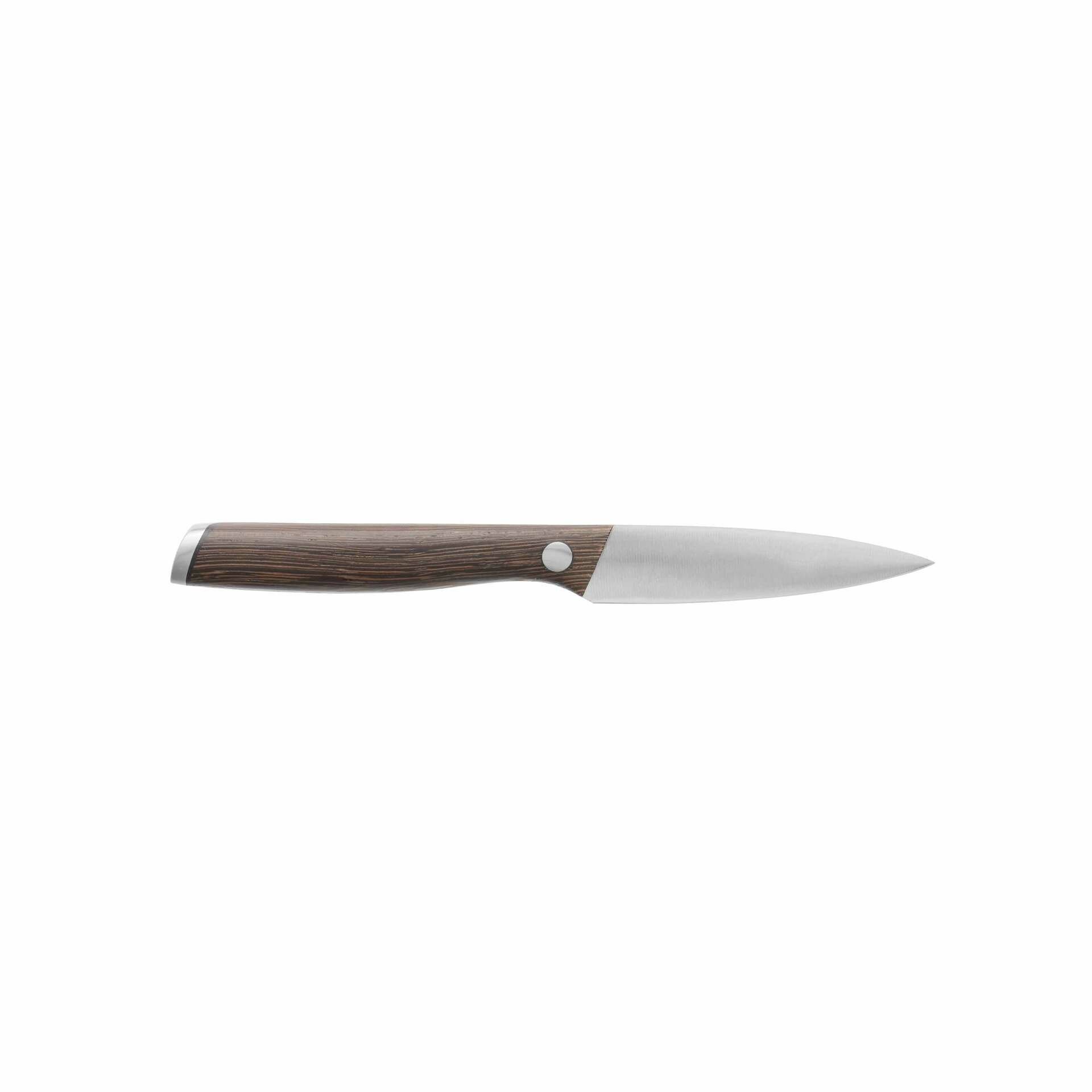 Нож для очистки с рукоятью из темного дерева 8,5см BergHOFF