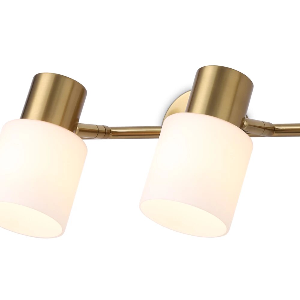 фото Настенно-потолочный спот TR3969/2 BS/FR латунь/белый матовый E27*2 max 40W 260*80*210