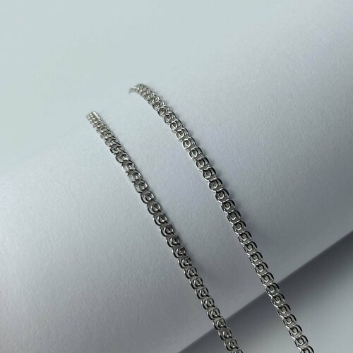 Цепь MINERAL NATION, серебро, 925 проба, длина 40 см, серебристый