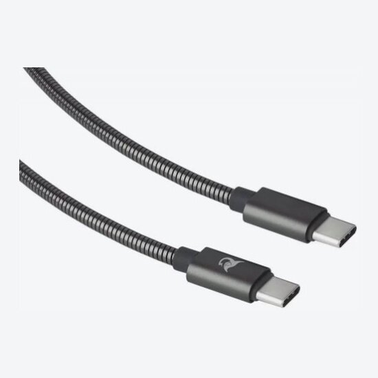 Кабель Elray CC20MBC12GR USB-C - USB-C, 1.2 м, серый