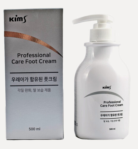 Изображение товара Крем для ног с мочевиной и секретом улитки Kims (Кимс) Professional Care Foot Cream, 500 мл