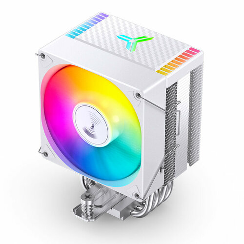 Кулер JONSBO CR-1400 EVO ARGB White LGA1700/1200/115X/AM5/AM4 (24шт/кор, TDP 180W, PWM, 92mm ARGB Fan, 4 тепловые трубки, 4-pin, белый) Retail