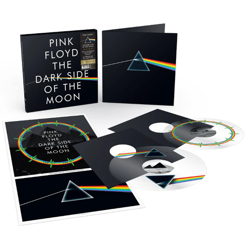 Виниловая пластинка Pink Floyd / The Dark Side Of The Moon 50th Anniversary 2023 Remaster (coloured) (2LP) набор меломана рок pink floyd – dark side of the moon lp pink floyd – the wall 2 lp фляга pink floyd dark side
