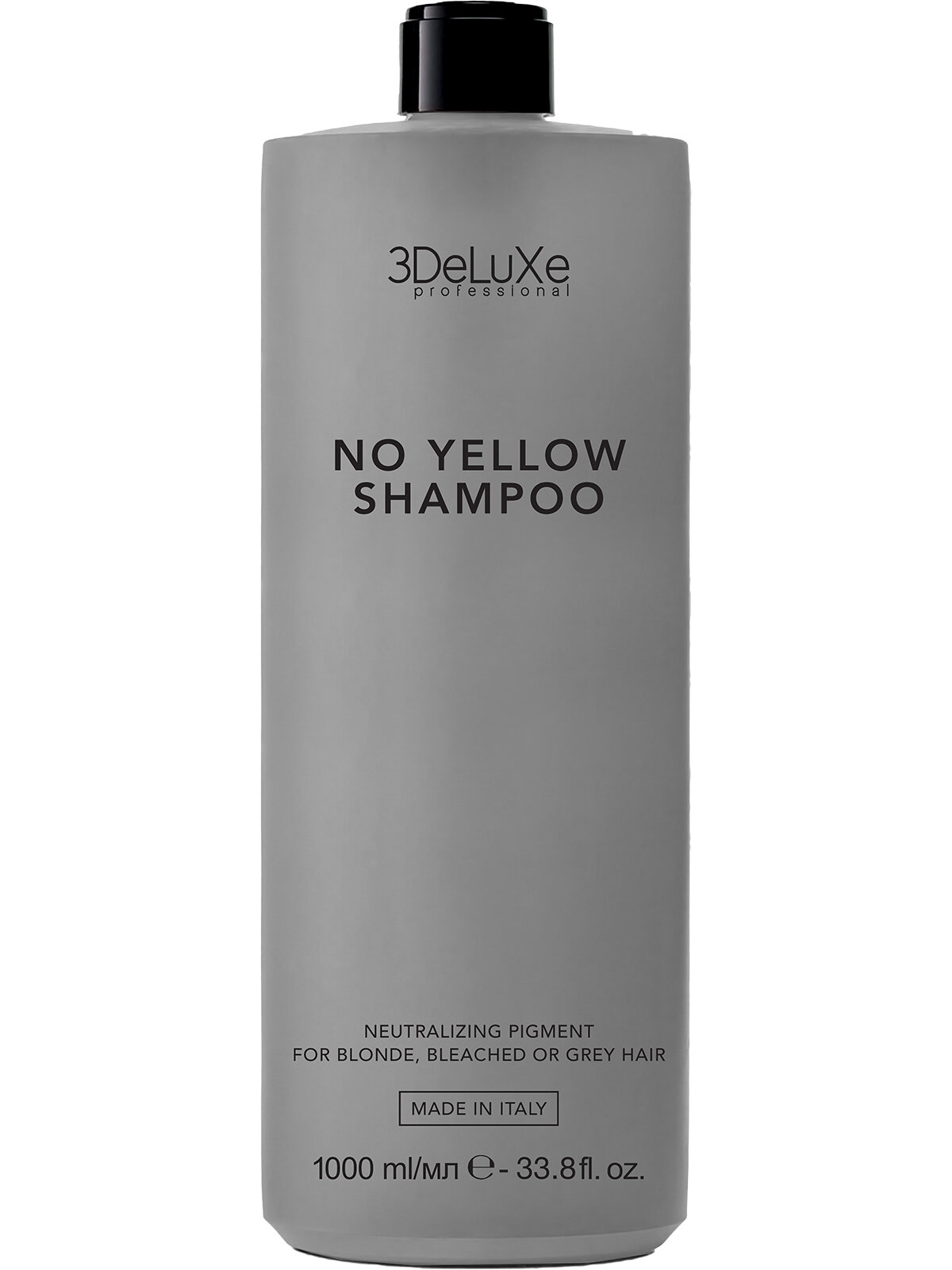 3DELUXE PROFESSIONAL Шампунь для нейтрализации желтизны волос SHAMPOO NO YELLOW, 1000мл