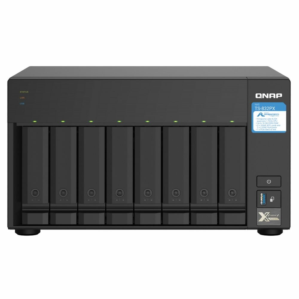 Сетевое хранилище NAS Qnap Original TS-832PX-4G 8-bay