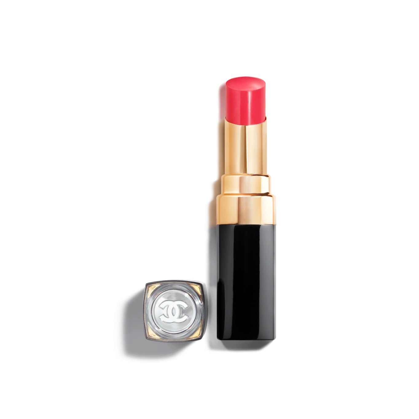Увлажнающая стойкая губная помада Chanel ROUGE COCO FLASH 124 - Vibrant