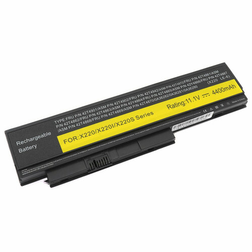 Аккумулятор для ноутбука Lenovo 42T4901 аккумулятор для ноутбука lenovo 42t4901 5600 mah 11 1v