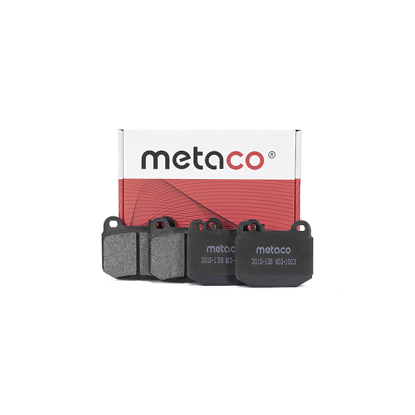 METACO 3010-136 (1634200720 / 1634200920 / 1634201120) колодки тормозные задние дисковые к-кт mb w163 m-classe