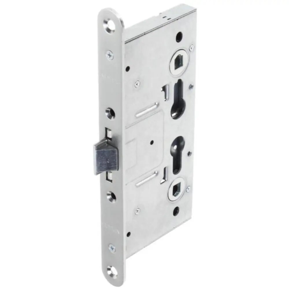 Замок врезной противопожарный Apecs 3000-ZN цвет хром