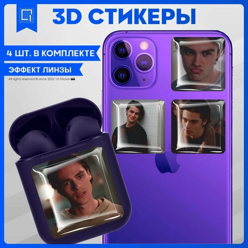 Наклейки на телефон 3D Стикеры Джинни и Джорджия