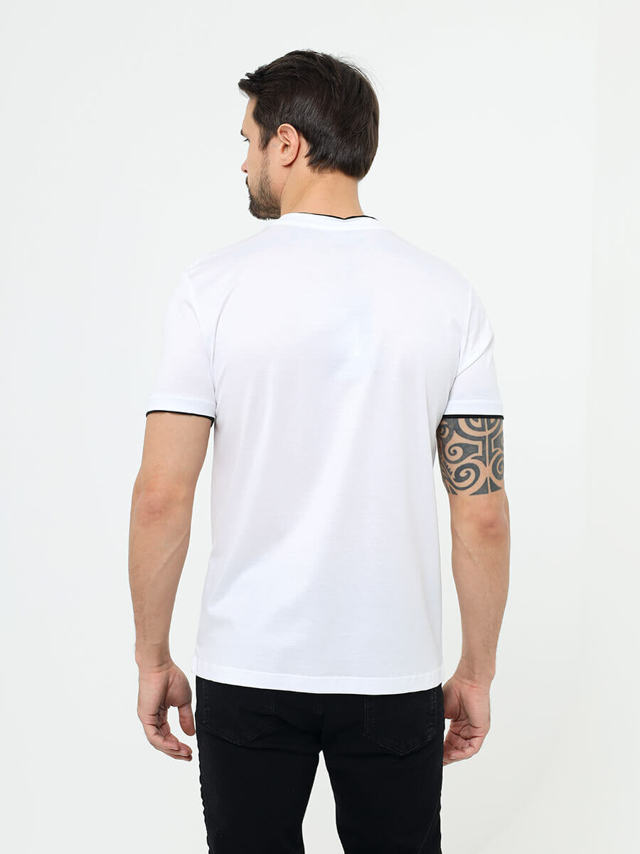 Футболка VITACCI, 1 шт., размер 52-54, белый — фото 1