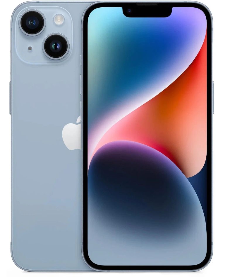 Смартфон Apple iPhone 14 128 ГБ, Dual: nano SIM + eSIM, голубой