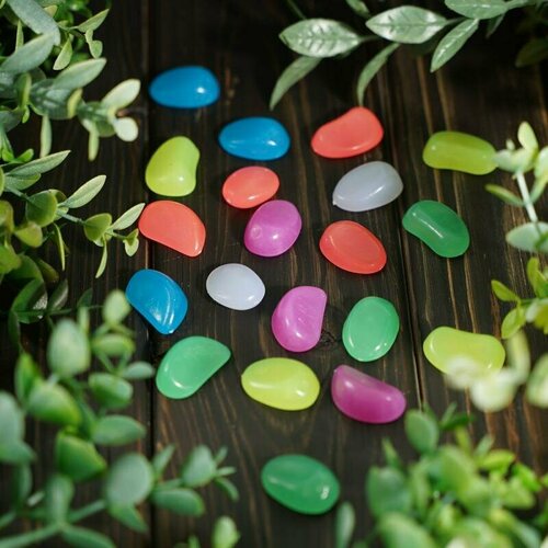 Набор камней светящихся для сада GreenArt 20 шт 329₽