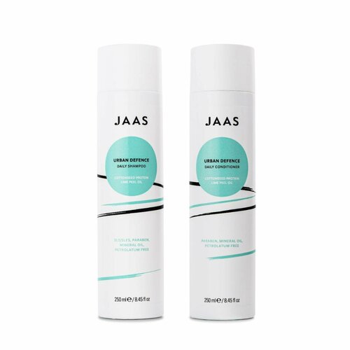 Набор для ежедневного использования (шампунь и кондиционер) Jaas Urban Defence, 250 мл + 250 мл