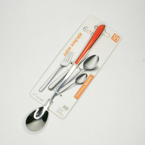 Ложка из нержавеющей стали оранжевая