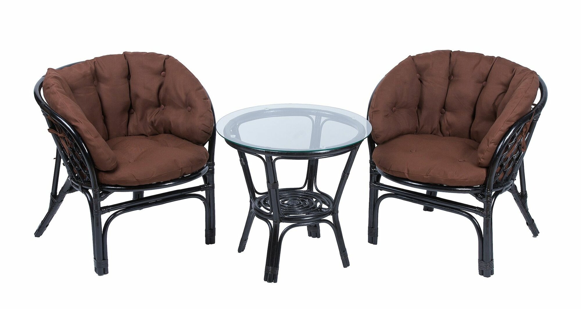 фото Комплект плетёной мебели