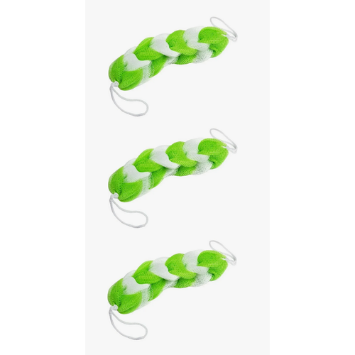 Мочалка-косичка RILLY в ручками, 3 шт