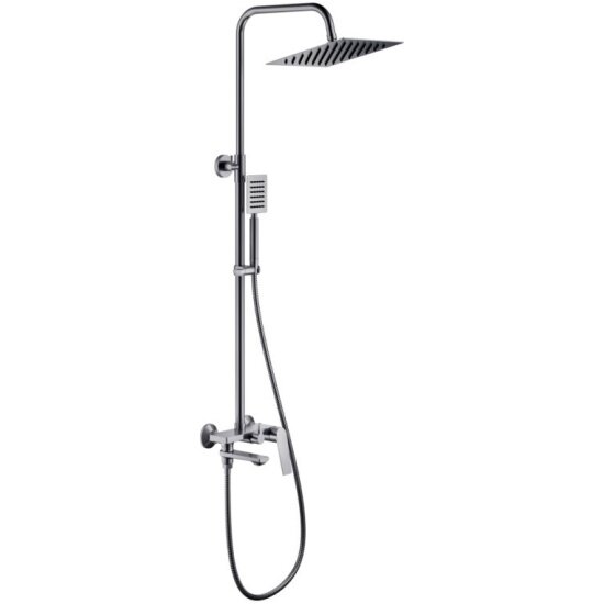 Душевая система Haiba HB24533-3 тропический душ латунь оружейная сталь