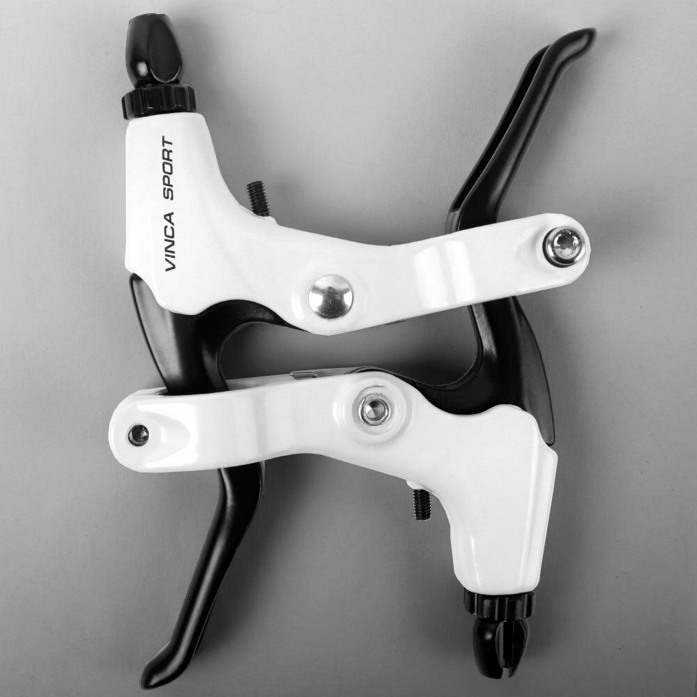 Ручка тормоза велосипеда VB 51 white (пара)
