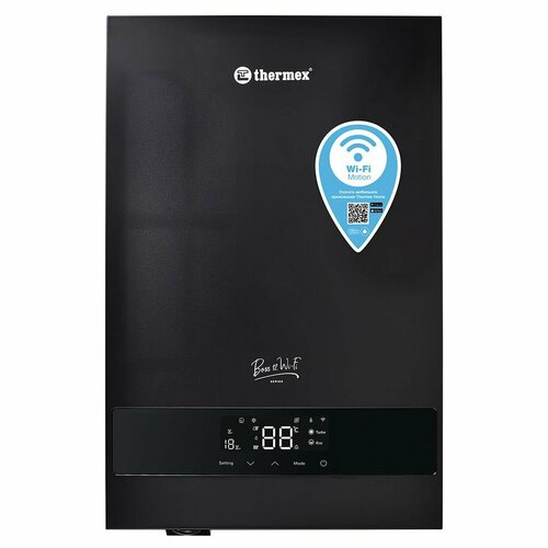 Котел электрический THERMEX Boss 12 Wi-Fi Black 12 кВт 600х390х236 черный управление Wi-Fi 4119000₽