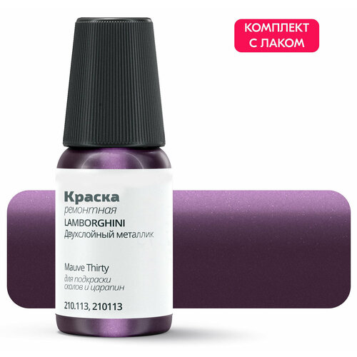 Подкраска LAMBORGHINI Mauve Thirty код цвета 210113 210113 штрих-корректор от сколов и царапин Фиолетовый двухслойный металлик Выпуск 1994 - 2003 719₽