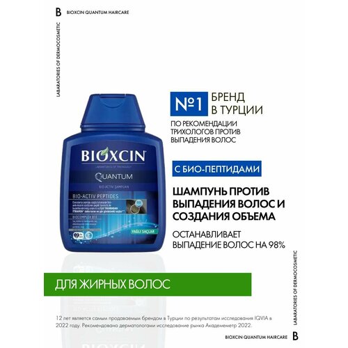 Шампунь против интенсивного выпадения волос Bioxcin Forte