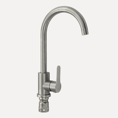 Изображение товара Смеситель для кухни из нержавеющей стали, высокий излив, WasserZimmer