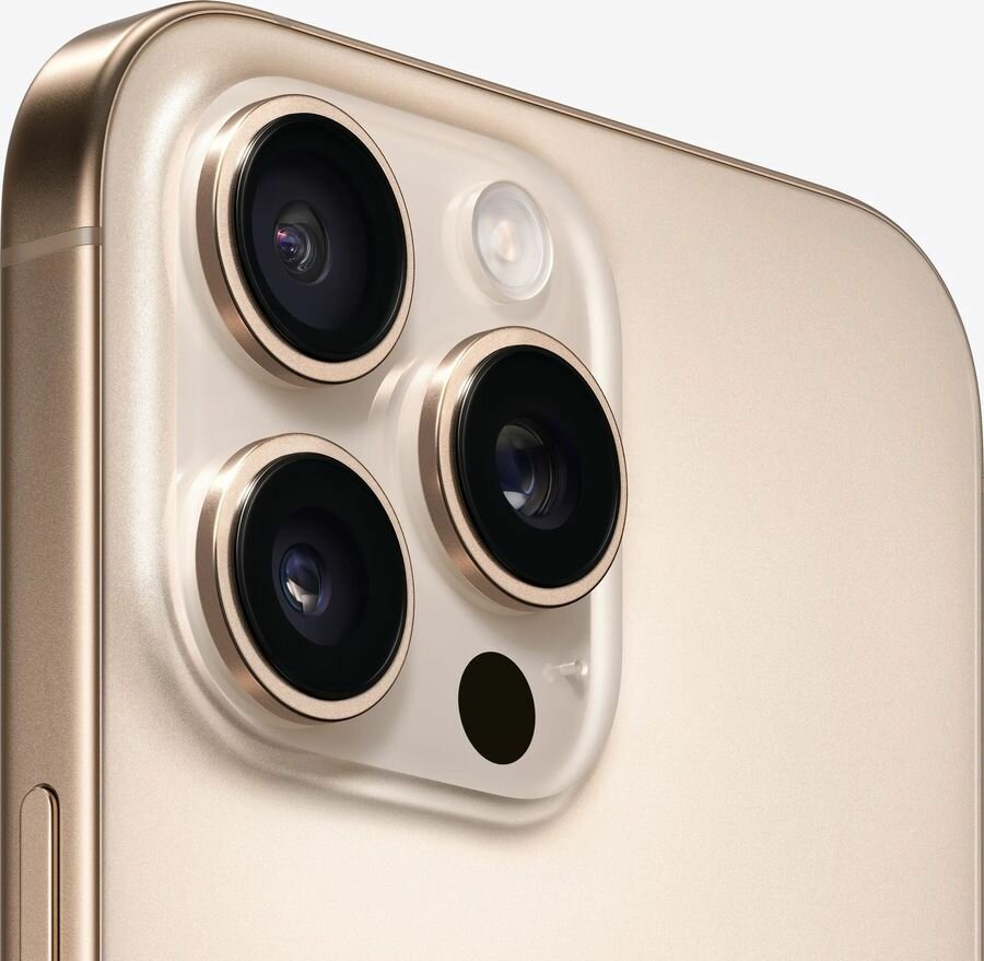 Смартфон Apple iPhone 16 Pro max, 256gb, Desert Titanium Dual: nano SIM + eSIM — фото 1