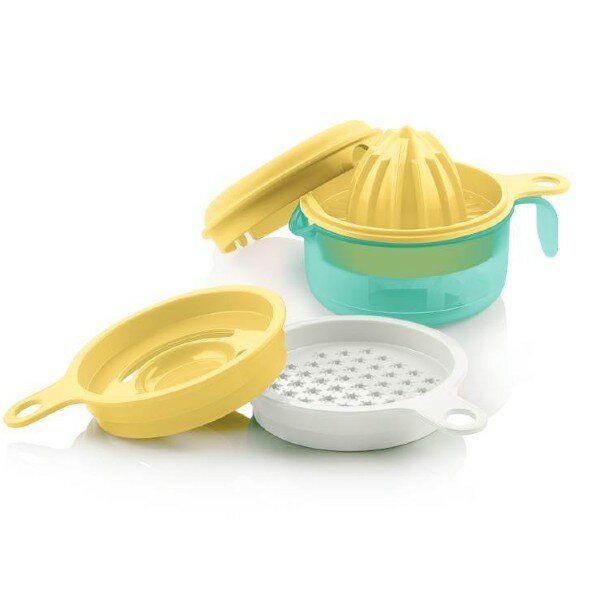 Tupperware Соковыжималка для цитрусовых Поваренок желтая