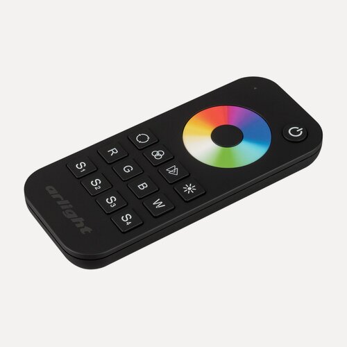 Изображение товара Пульт SMART-R28-RGBW Black (1 зона, 2.4G) (Arlight, IP20 Пластик, 5 лет) 023479