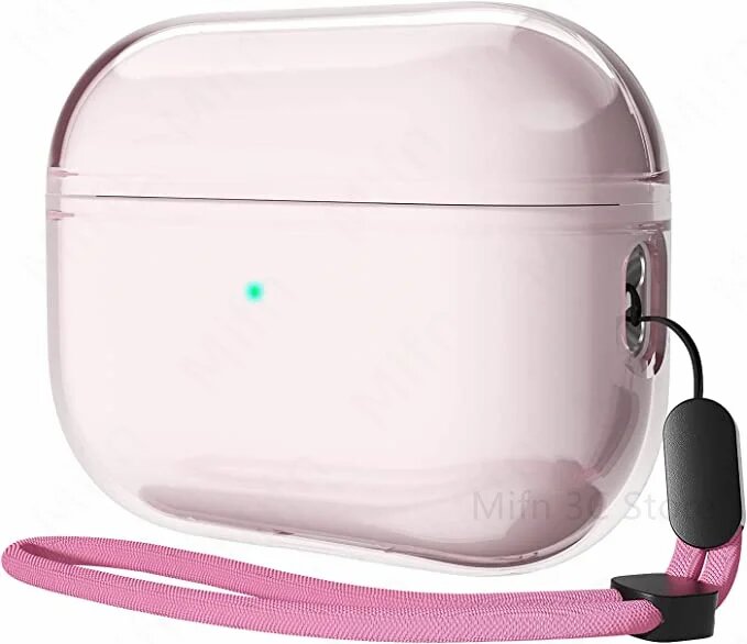 Чехол для AirPods Pro 2023, прозрачный мягкий чехол из ТПУ, защитный чехол для беспроводных наушников Bluetooth для AirPod Pro 2, силиконовый мягкий чехол, Transparent Pink, For Airpod Pro2 2022