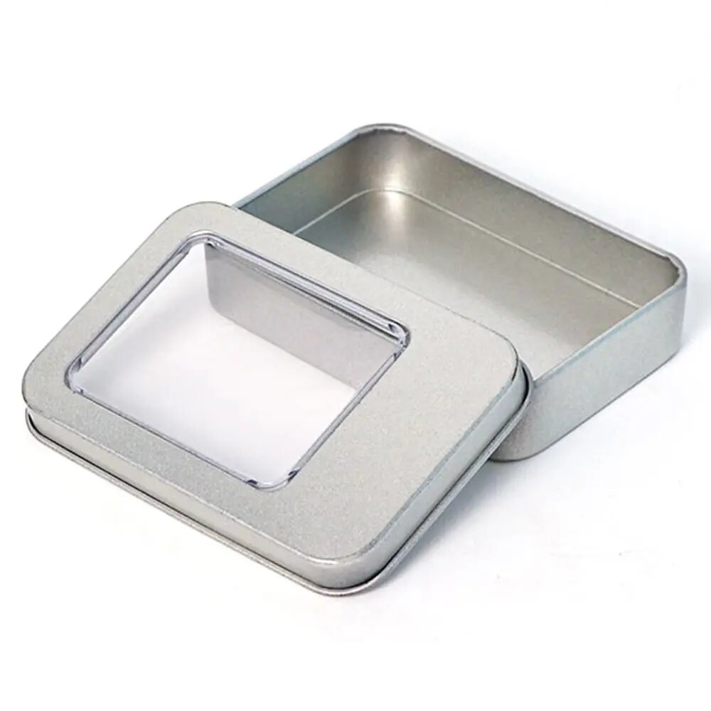 Многоразовые чайные банки 1 шт металлическая коробка алюминиевая Жестяная Банка банка для ногтей косметический контейнер для ногтей конфеты упаковка для крема бальзама 88X60X18mm B-2