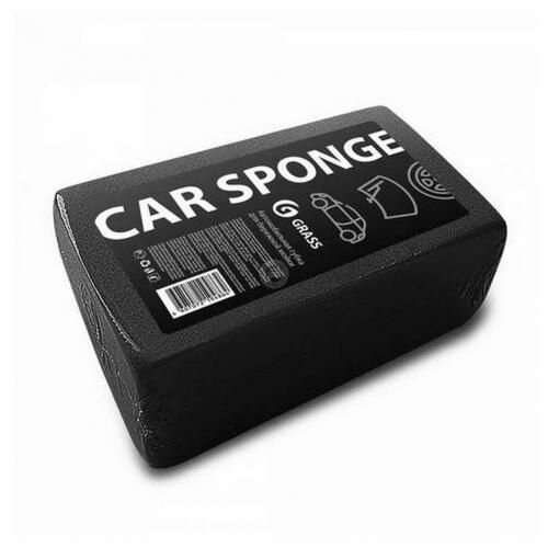 It-0581_губка автомобильная! прямоугольная черная Grass IT0581