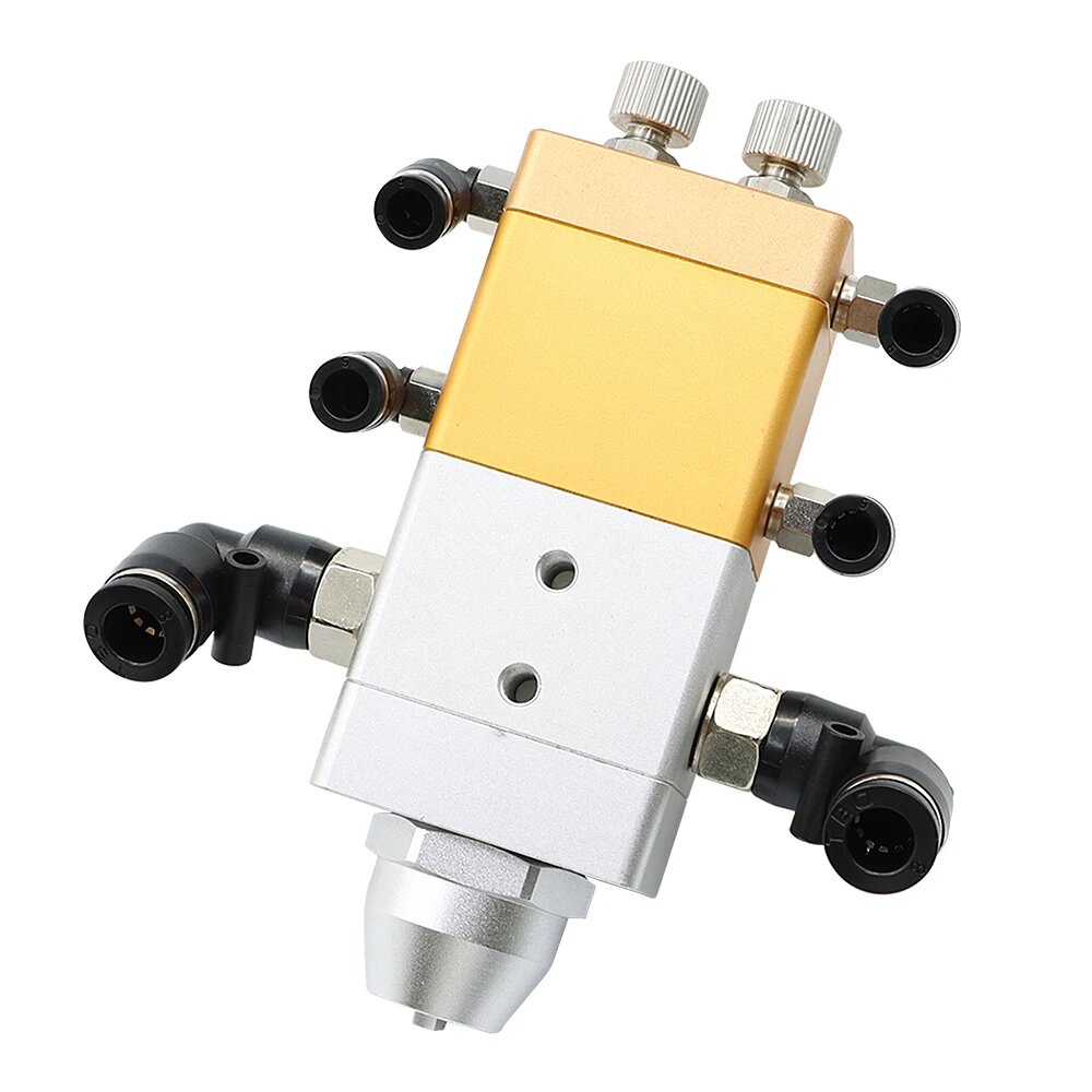 Пневматический двухкомпонентный клапан для дозирования клея, 1-1 ratio valve