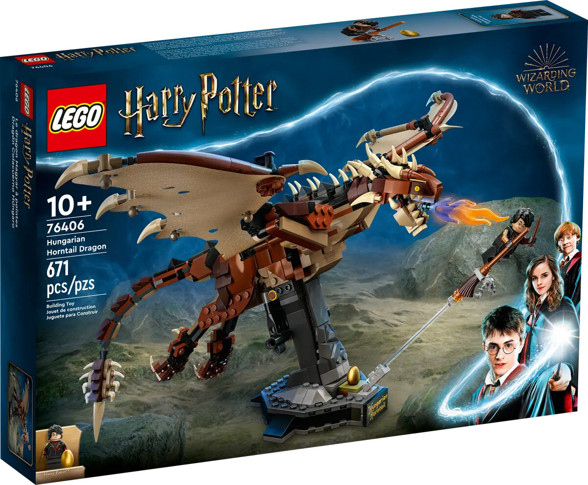 Конструктор LEGO Harry Potter 76406 Hungarian Horntail Dragon, 671 дет.
