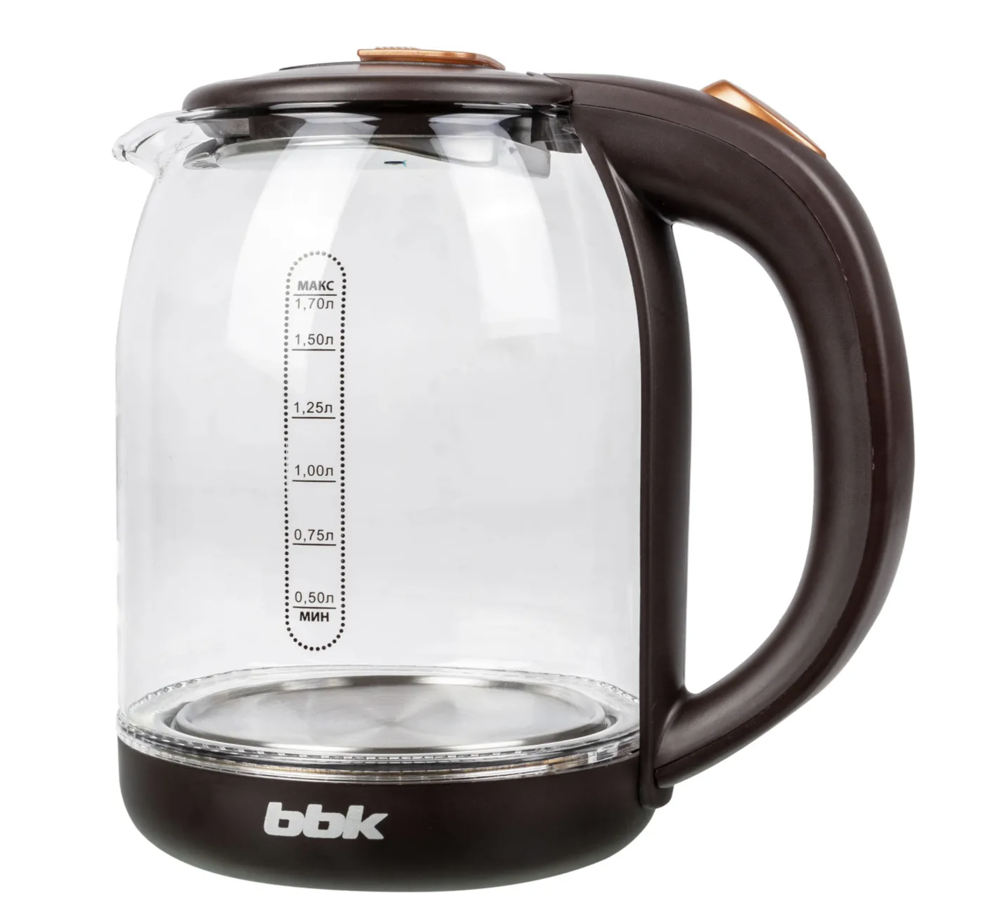 Чайник BBK EK1727G, коричневый