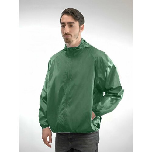 фото Ветровка merch.tex мужская colin, размер s, темно-зеленый