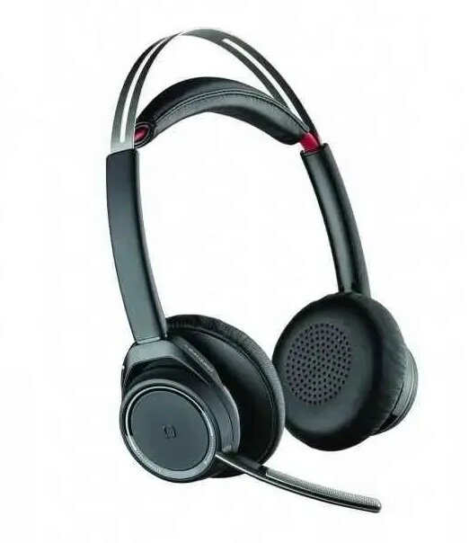 Беспроводная компьютерная гарнитура Plantronics Voyager Focus UC B825 NO STAND, черный — фото 1