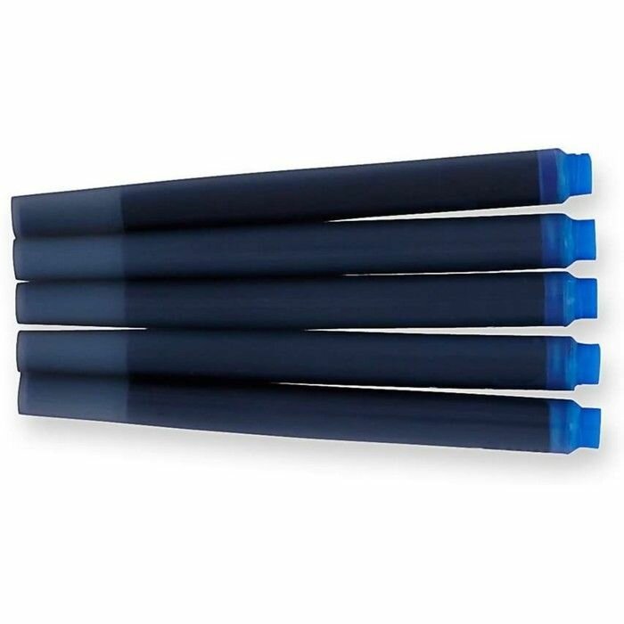 Картриджи чернильные Parker Cartridge Quink, комплект 5 штук, смываемые, синие (1950383)