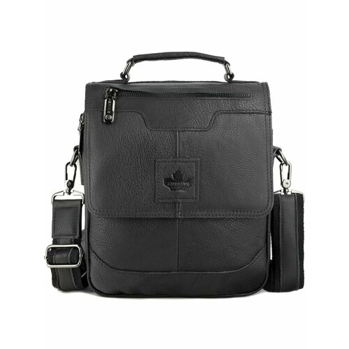 Сумка барсетка , фактура зернистая, черный