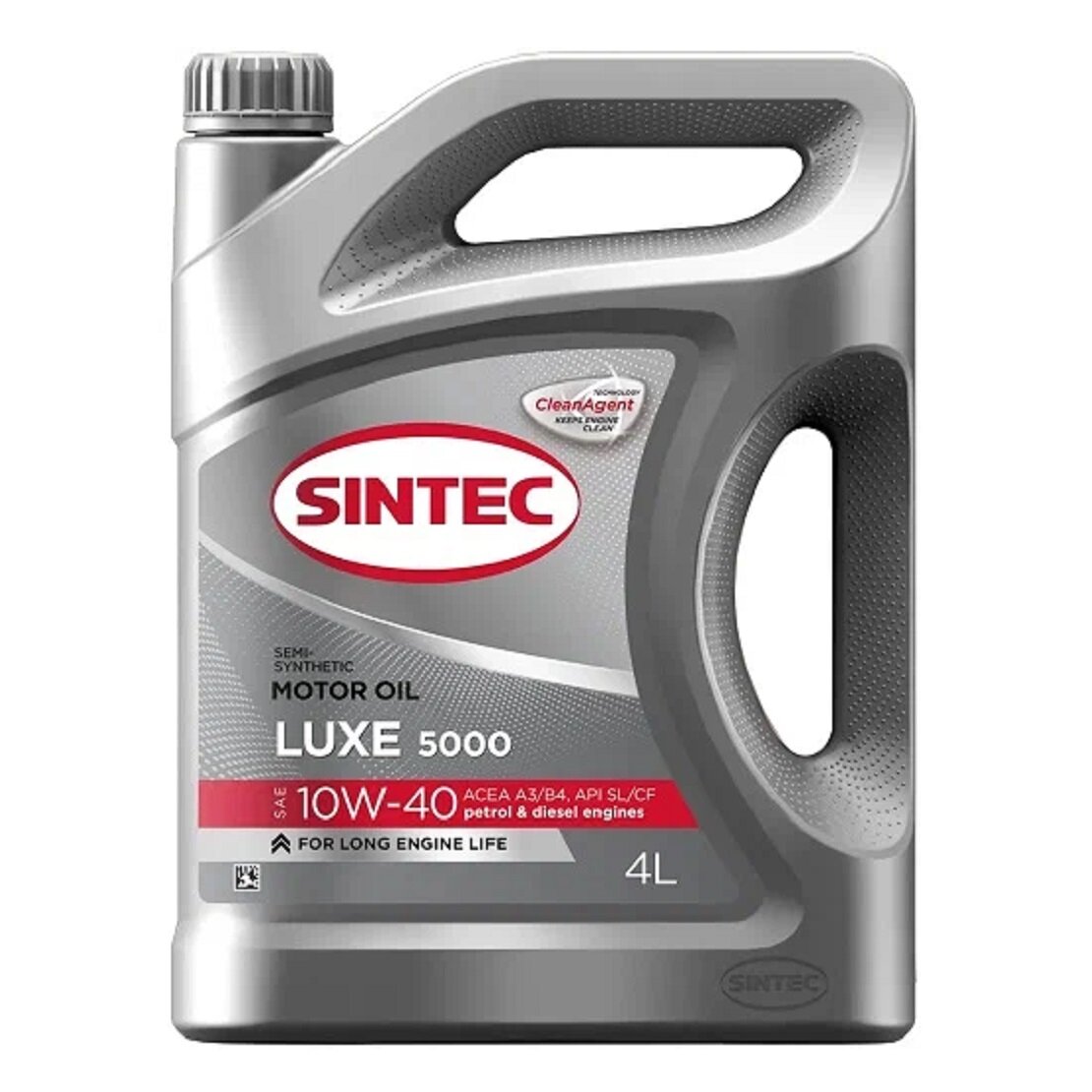 Полусинтетическое моторное масло SINTEC LUXE 5000 SAE 10W-40 API SL/CF, 4 л.